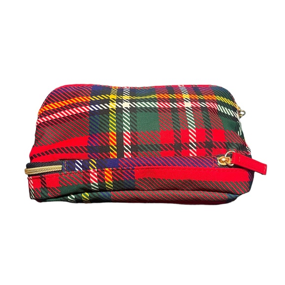 Estee Lauder 2024 Scottish Check Double Zip Makeup Pouch - Picture 10 of 11